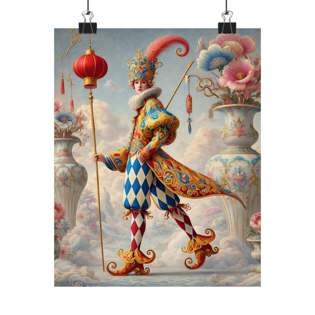 The Ornamental Jester Matte Vertical Posters