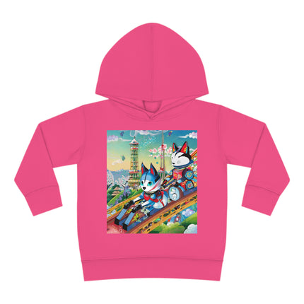 Kitsune Carnival Toddler Pullover Fleece Hoodie
