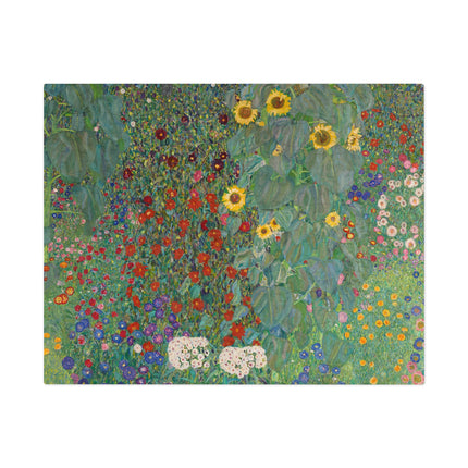 Farm Garden with Sunflowers by Gustav Klimt Puzzle (30, 110, 252, 500-Piece)
