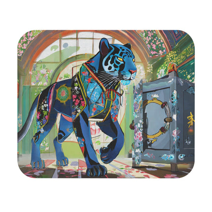 Cyber Panther's Hunt Mouse Pad, Rectangle