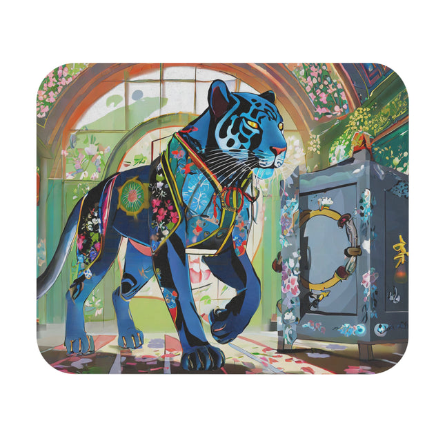 Cyber Panther's Hunt Mouse Pad, Rectangle