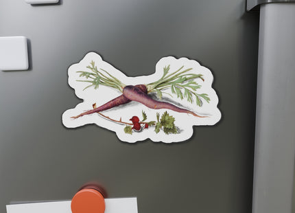 Carrot, Daucus carota and red currant, Ribes rubrum by Anselmus Boëtius de Boodt Die-Cut Magnets (5 Sizes)