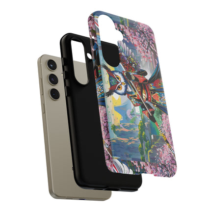 Cyberpunk Samurai Owl Phone Cases