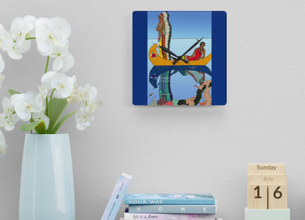 Le long du Missouri by George Barbier Acrylic Wall Clock