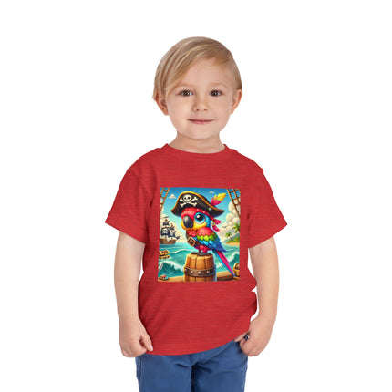 Captain Parrot and the Treasure Seas Toddler Short Sleeve Tee