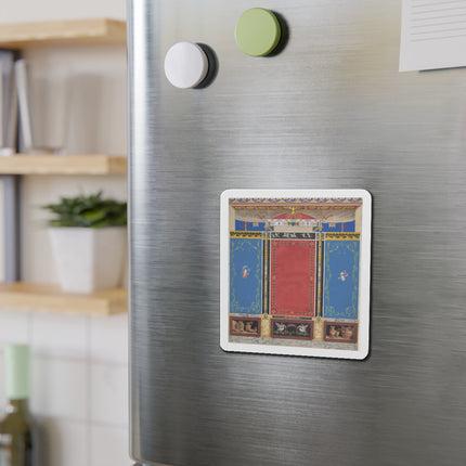 Columns with a Pair of Swans Die-Cut Magnets (5 Sizes)