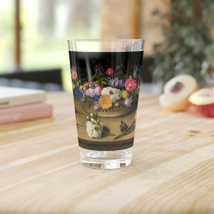 Flower Still Life by Ambrosius Bosschaert Glass, 16oz