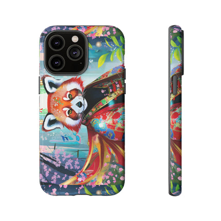 Cybernetic Red Panda Phone Cases