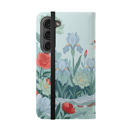 🌹💌 The Secret Rose Garden Courtship Flip Case – Art Deco Floral Romance