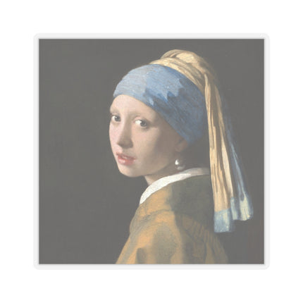 Girl with a Pearl Earring by Johannes Vermeer Kiss-Cut Stickers (4 Sizes)