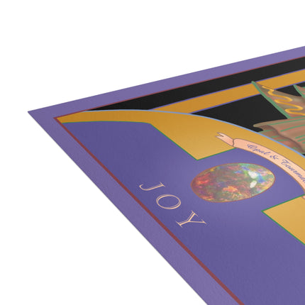 October & Opal, Tourmaline (from the Gem Series) by Sofia Chiostri Postcards (envelopes included) - Bundles of 10, 30, 50 Pieces