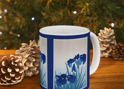 Irises by Ohara Koson Ceramic Mug 11oz