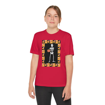 Candy Corn Skeleton Youth Competitor Tee