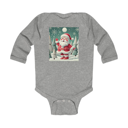 Santa's Joyful Night Infant Long Sleeve Bodysuit