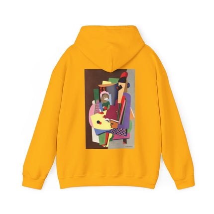 The Piano Lesson by Georges Valmier Heavy Blend™ Hooded Sweatshirt