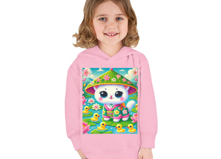 Lily Pond Stroll Toddler Pullover Fleece Hoodie