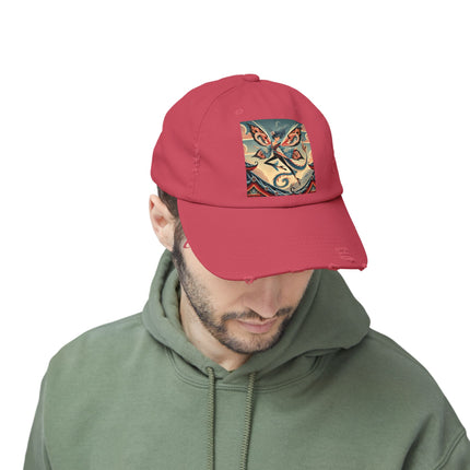 Dragon Fairy of the Temple Unisex Distressed Cap