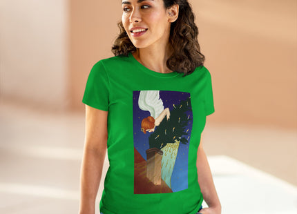 The Christmas Angel Women's Midweight Cotton Tee