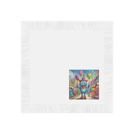 Monster Parade Madness White Coined Napkins