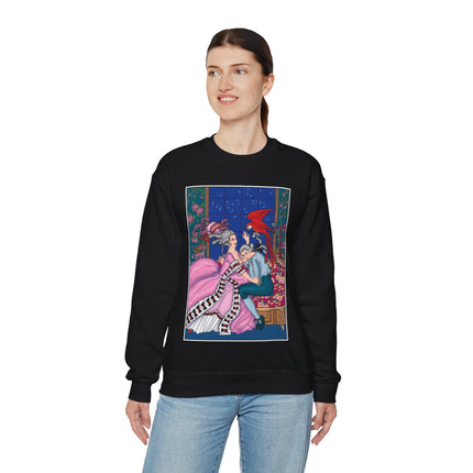 The Jealous Parrot by George Barbier Heavy Blend™ Crewneck Sweatshirt