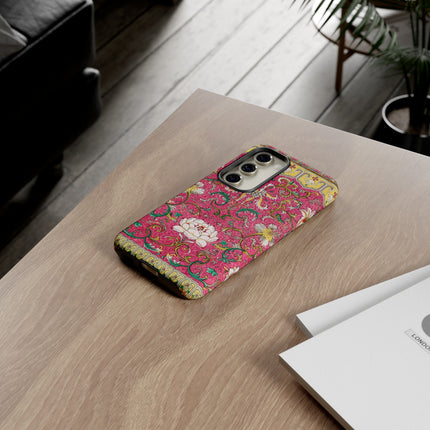 Pink Floral Pattern by Owen Jones Phone Cases