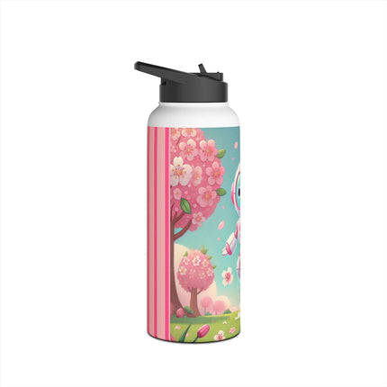 Sakura Sentinel Stainless Steel Water Bottle, Standard Lid