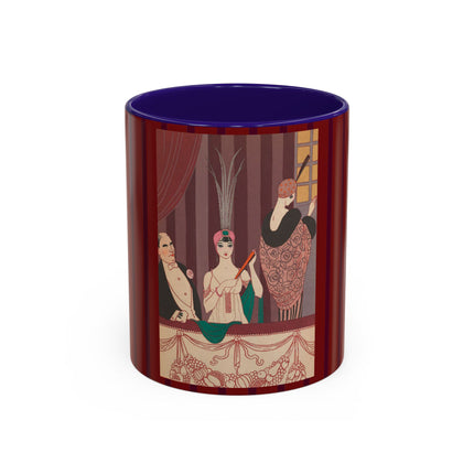 La Loge by George Barbier Colorful Mugs (11oz, 15oz)