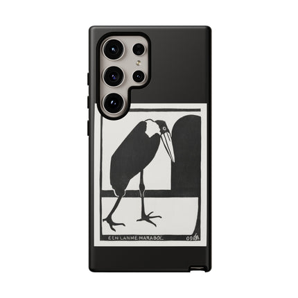A Lame Marabou by Samuel Jessurun de Mesquita Phone Cases