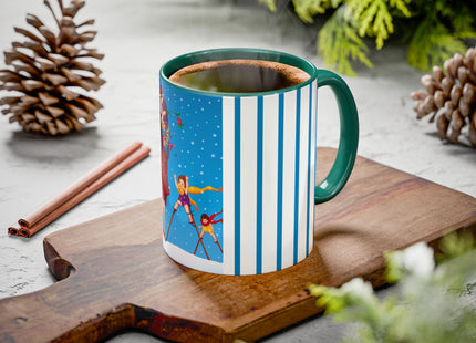 Snowfall & Couture Colorful Mugs (11oz, 15oz)
