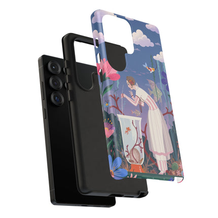 🐠🌸 The Enchanted Aquarium Garden Phone Case – Art Deco Underwater Fantasy