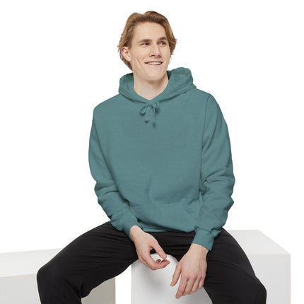 Mitsukuni Defying the Skeleton Spectre by Utagawa Kuniyoshi Unisex Garment-Dyed Hoodie