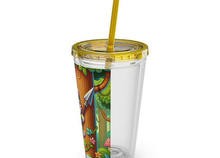 Stealthy Stripes Sunsplash Tumbler with Straw, 16oz