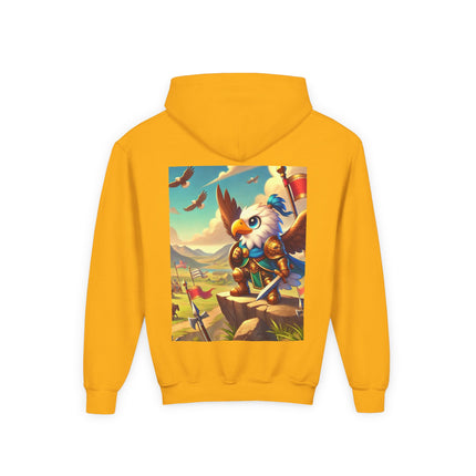 Watchful Guardian Youth Hooded Sweatshirt – Strength, Vision & Heroic Adventure