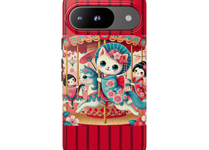 Geisha Kitten's Enchanted Carousel Phone Cases