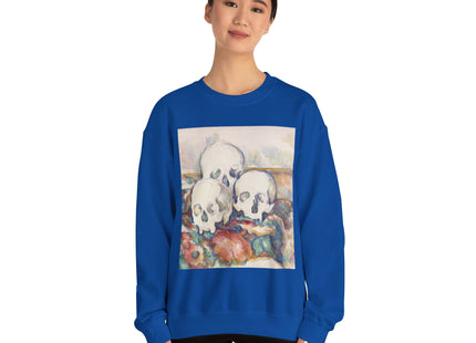 The Three Skulls by Paul Cézanne Unisex Heavy Blend™ Crewneck Sweatshirt