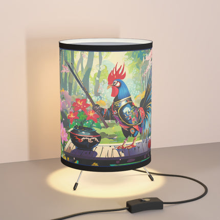 Cyberpunk Rooster Tripod Lamp