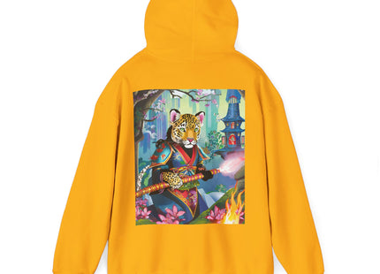 Cyberpunk Leopard – Heavy Blend™ Hooded Sweatshirt