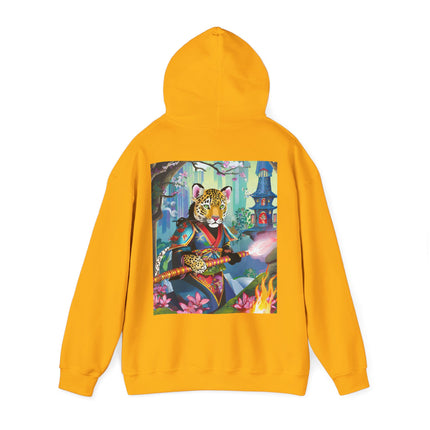 Cyberpunk Leopard – Heavy Blend™ Hooded Sweatshirt
