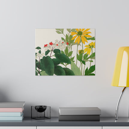Clerodendrum and Rudbeckia by Tanigami Kônan – Japanese Botanical Harmony