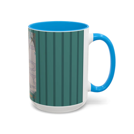 La balançoire by Georges Lepape Colorful Mugs (11oz, 15oz)