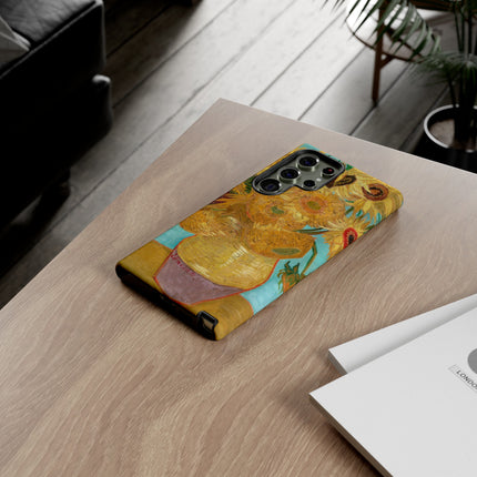Vase with Twelve Sunflowers by Vincent Van Gogh Phone Cases