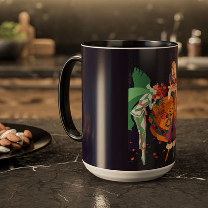 Moonlit Masquerade: The Fairy Queen's Ball Colorful Mug (11oz, 15oz) – Fairy Tale Elegance, Fantasy Charm & Enchanted Style