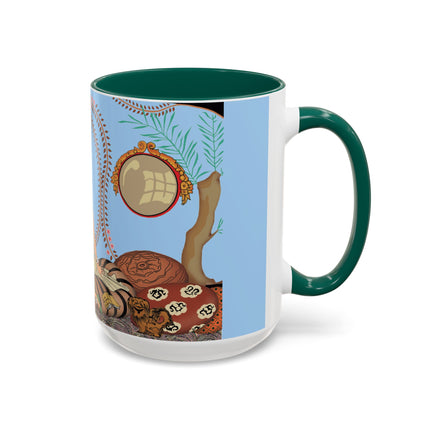 Minuit … ou l’appartement à la mode by George Barbier Colorful Mugs (11oz, 15oz)