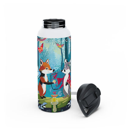 Whimsical Woodland Stainless Steel Water Bottle