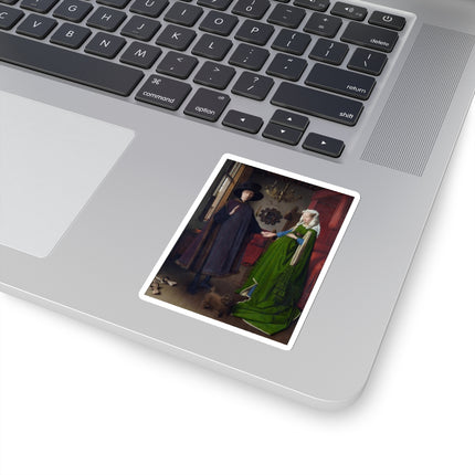 Arnolfini Portrait by Jan Van Eyck Kiss-Cut Stickers (4 Sizes)
