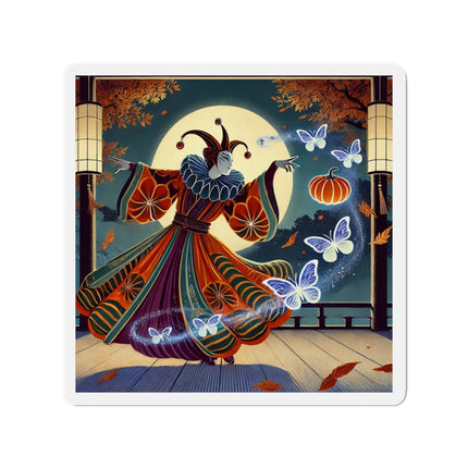 Court Magician with Ghost Butterflies Die-Cut Magnets (5 Sizes)