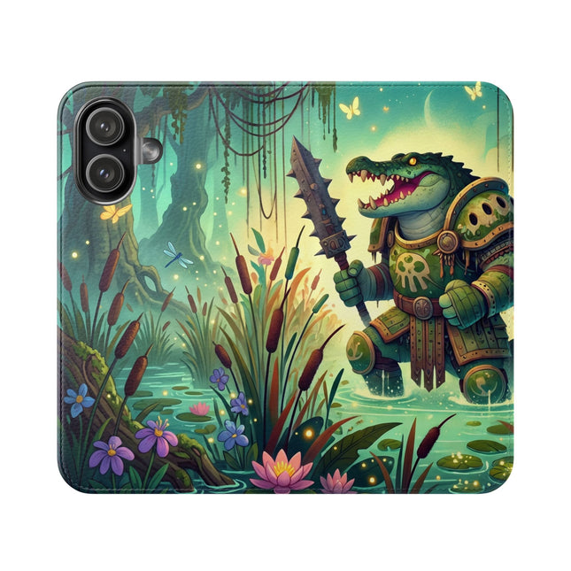 🐊👑 Swamp Tyrant Flip Case – Primal Power & Bog Dominion