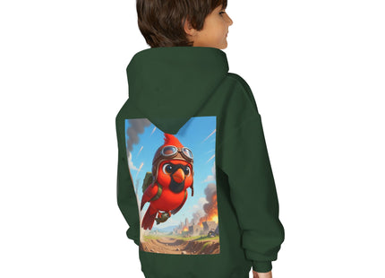 Cardinal Dive Bomber Youth Heavy Blend Hooded Sweatshirt