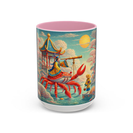 The Celestial Crab Navigator Colorful Mugs (11oz, 15oz)