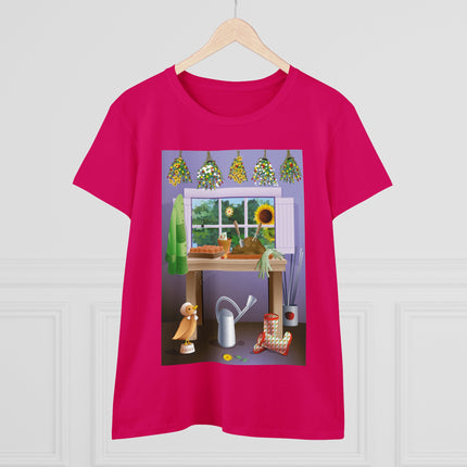 A Gardener's Haven Women's Midweight Cotton Tee